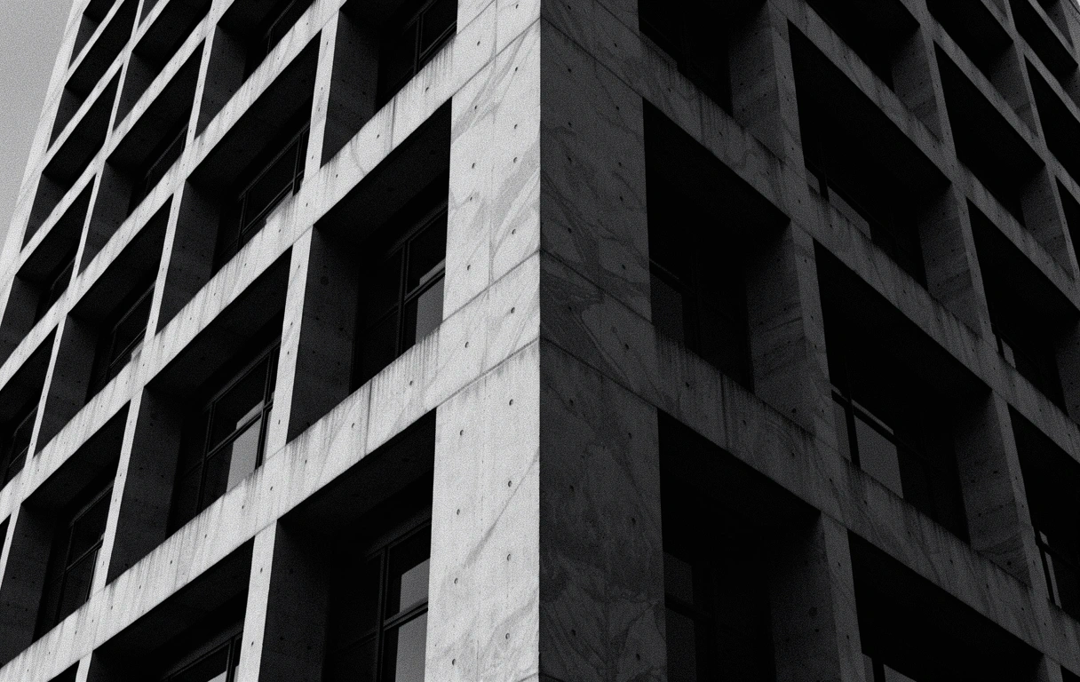 Architectural detail of Jakarta skyscraper